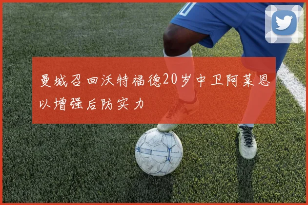 曼城召回沃特福德20岁中卫阿莱恩以增强后防实力